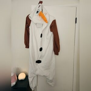 Kids Snowman Costume with Brown Sleeves